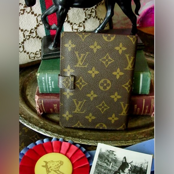 RARE Vintage LOUIS VUITTON PHOTO ALBUM Holiday Vacation Picture Portfolio Agenda - Picture 4 of 10